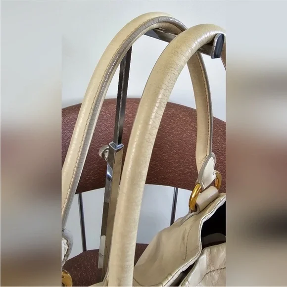 Authenticmiu miu Tan Tote Bag